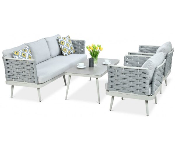Záhradný set MARINEL – Light Grey