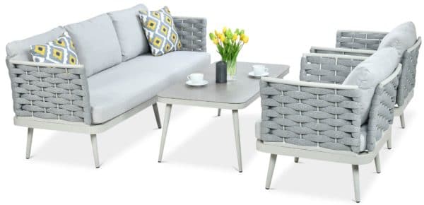 Záhradný set MARINEL – Light Grey