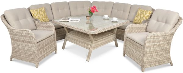 Záhradný rohový set SAVONA Beige