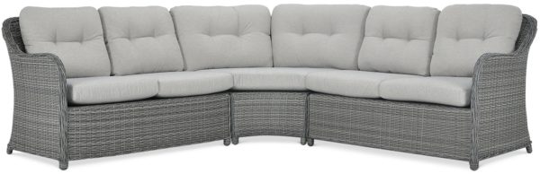 Záhradný rohový set SAVONA Dark Grey