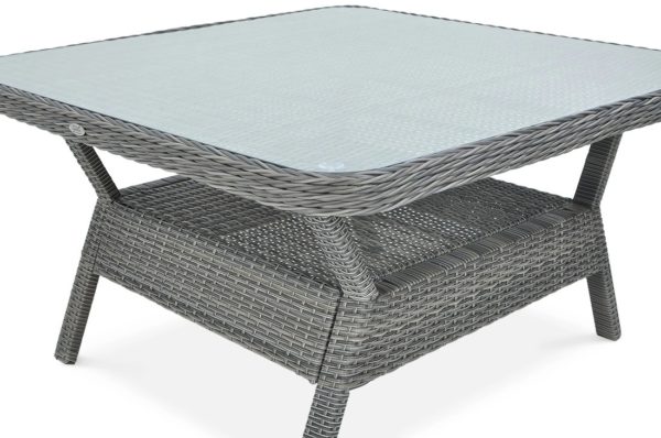 Záhradný rohový set SAVONA Dark Grey