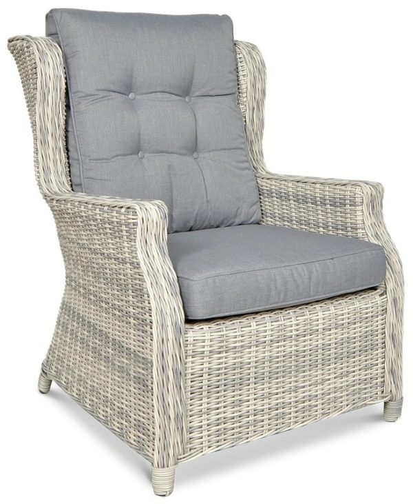 Záhradný rohový set TRIVENTO DINING – White Grey