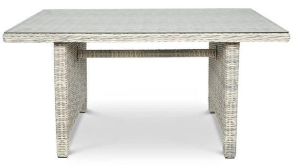 Záhradný rohový set TRIVENTO DINING – White Grey