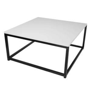 Set dvoch konferenčných stolíkov, matná biela/ čierna, KASTLER NEW TYP 1