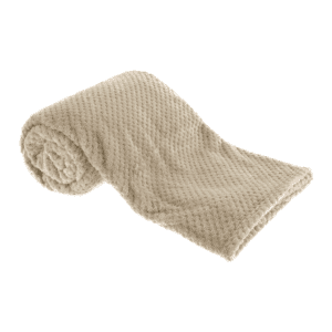 Obojstranná deka, béžovosivá, 150×200, DEFANA TYP 2