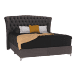 Boxspringová posteľ 180×200, sivá, mersia