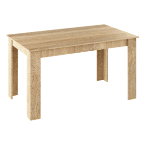Jedálenský stôl, dub sonoma, 140×80, general new