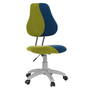 Rastúca otočná stolička, zelená/modrá/sivá, raidon