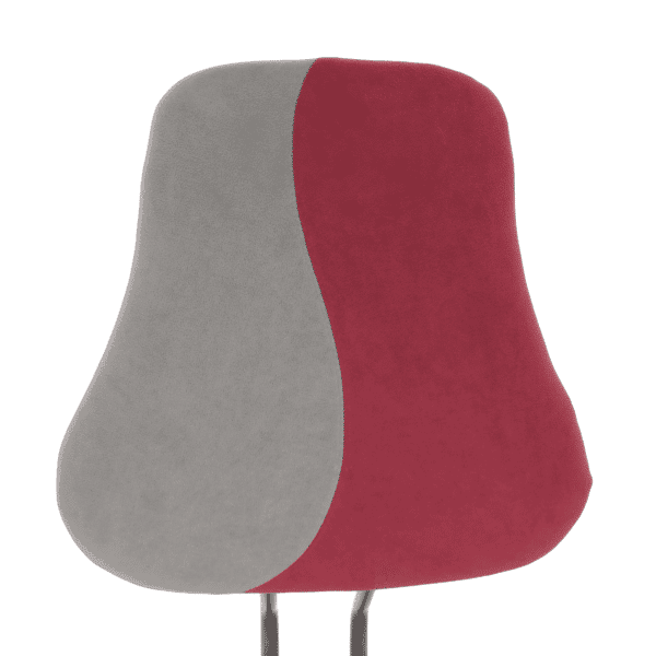 Rastúca otočná stolička, sivá/ružová, raidon