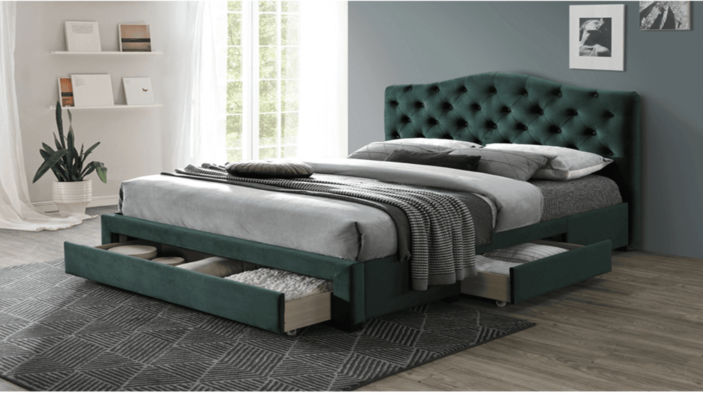 Moderna postel smaragdova kesada 180 interier 11zon e1676987478416