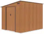 domcek na naradie jasper 7x8 dub hnedy 2