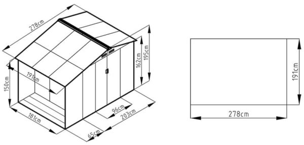 Madison 9x6 rozmer