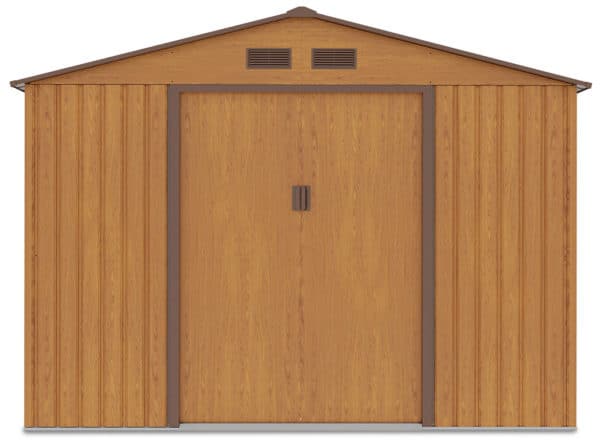zahradny domcek hudson 9x6 oak brown 3