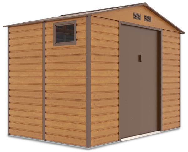 zahradny domcek montreal 9x6 oak brown 1
