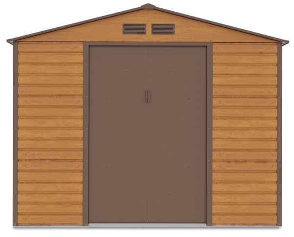 zahradny domcek montreal 9x8 oak brown 3