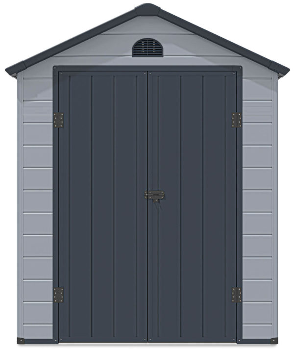 zahradny domcek vermont 6x9 svetlosivy 3
