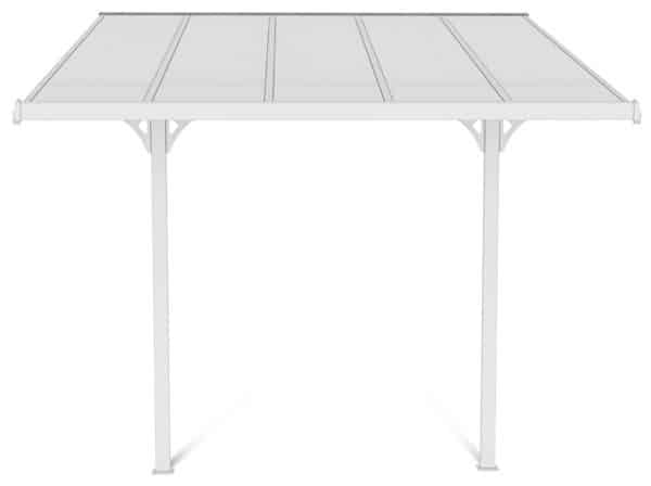 Hlinikova pergola 3x3. 1m biela 1