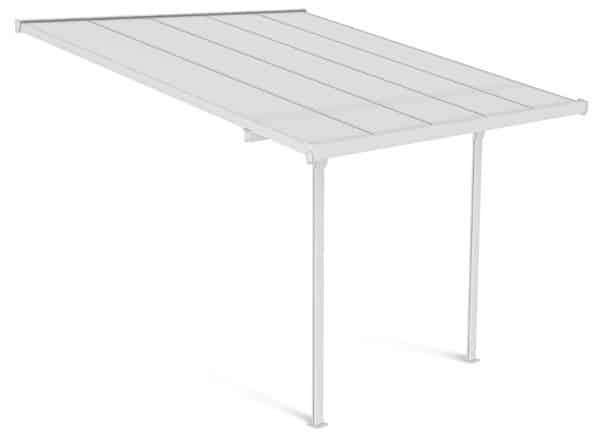 Hlinikova pergola 3x3. 1m biela 3