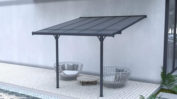 Hlinikova pergola 3x31m tmavosiva atlanta 6