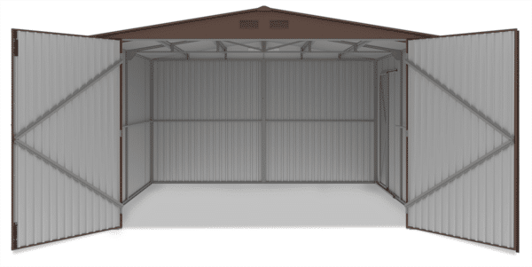 plechova garaz hneda 38x48m kingston 4
