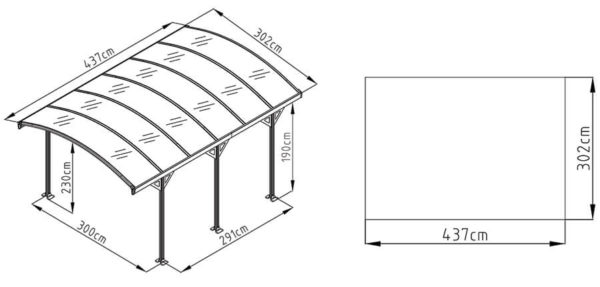 Pristresok nevada rozmer 3x44m