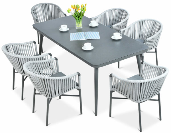zestaw jadalniany callas light grey 2
