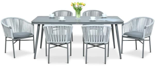 zestaw jadalniany callas light grey 4