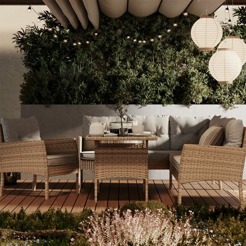 cortina beige dekoracia