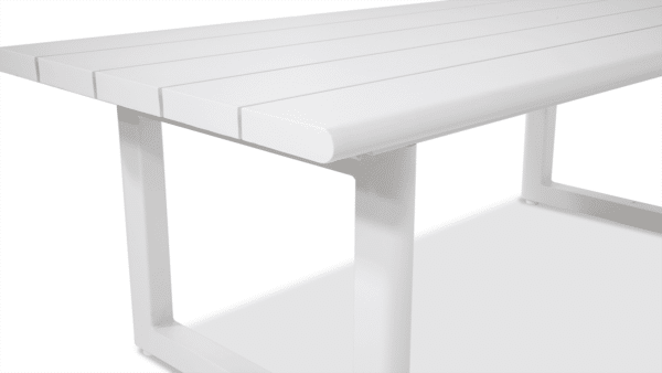 hliníkové záhradné sedenie lotus white 10