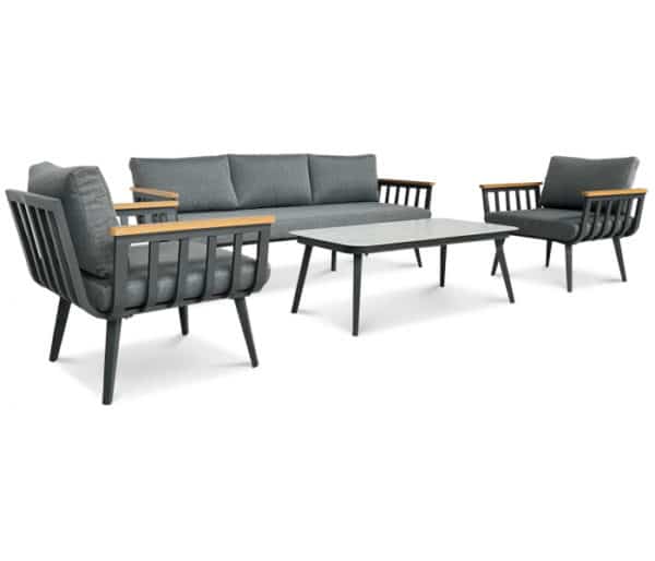 hliníkové záhradné sedenie stella caffe grey1