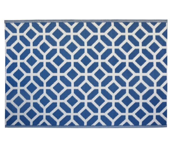 Vonkajší koberec na terasu navy blue