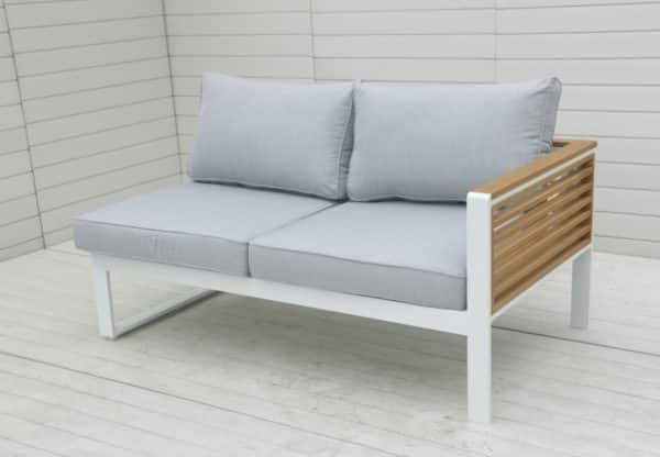 hliníkový záhradný nábytok rubicon white 1