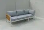 hliníkový záhradný nábytok rubicon white 4
