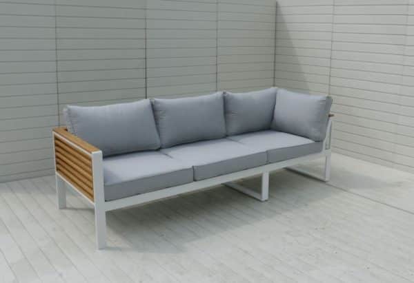 hliníkový záhradný nábytok rubicon white 4