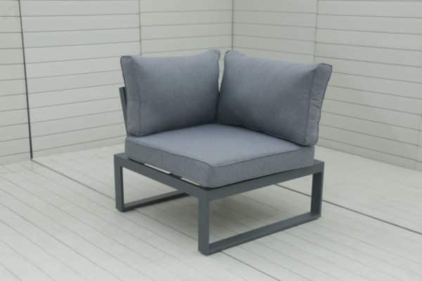 hliníkový záhradný nábytok spectra dark grey 3