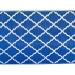 vonkajší koberec na balkón modrá middle blue