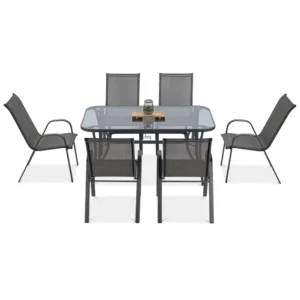 záhradný set svetlosivý bologna