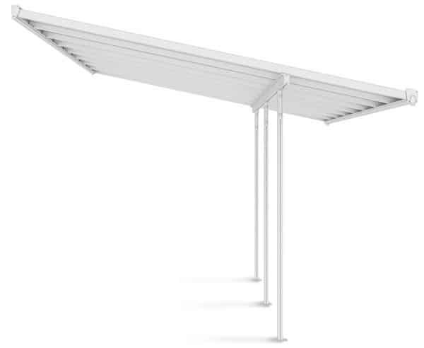 Hliníková pergola 3x5m biela atlanta 2