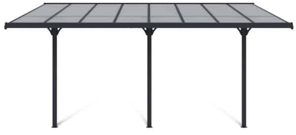 hliníková pergola 3x5m tmavosivá atlanta 1