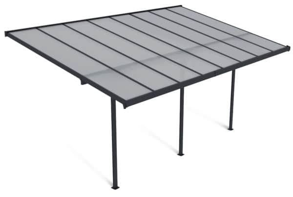 hliníková pergola 3x5m tmavosivá atlanta 3