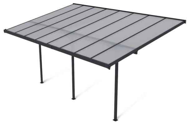 hliníková pergola 3x5m tmavosivá atlanta 4