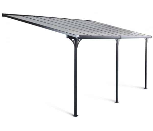 hliníková pergola 3x5m tmavosivá atlanta