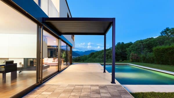 pergola premium wall 3x3 antracit 10