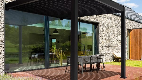 pergola premium wall 3x3 antracit 11
