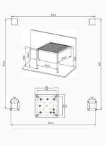 Pergola premium wall 3x3 antracit 2