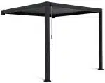 pergola premium wall 3x3 antracit 3
