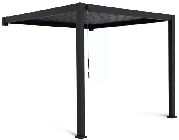 pergola premium wall 3x3 antracit 3