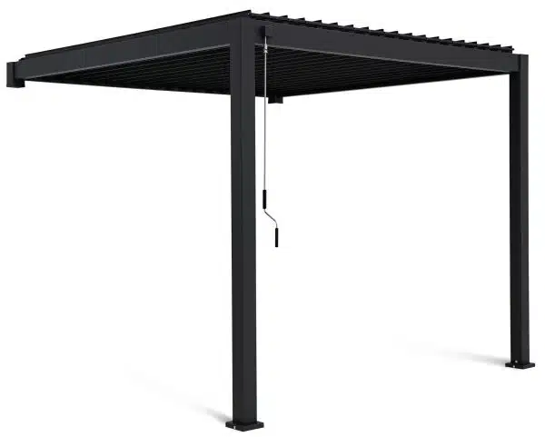 pergola premium wall 3x3 antracit 4