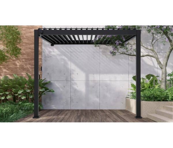 pergola premium wall 3x3 antracit
