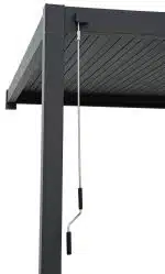 pergola premium wall 3x3 antracit 9